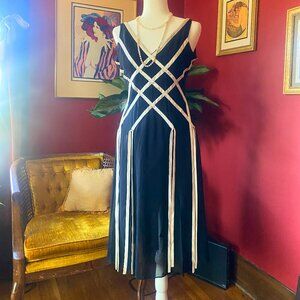 Black & White Dress – Elegant vintage Channel inspired